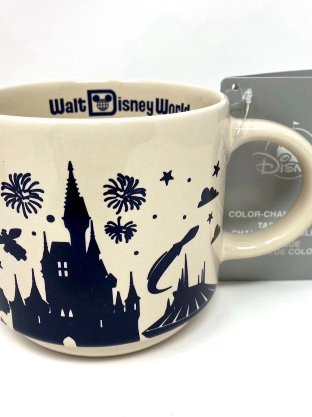 NWT Walt Disney World ceramic color changing mug.